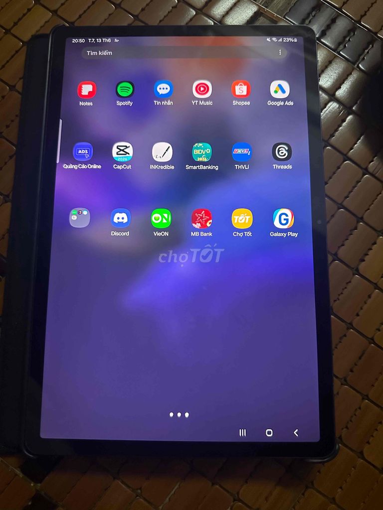 Samsung Galaxy Tab S7 FE 4GB/64GB Đen. Mua bán Máy tính bảng tại Quận Tân Bình Tp Hồ Chí Minh được đăng bởi TMV hình 1