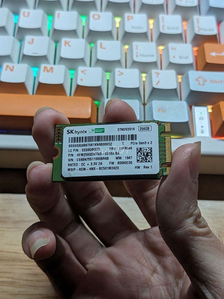 SSD NVME 256gb