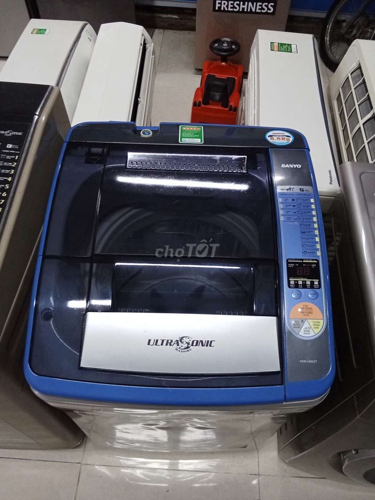 Máy giặt Sanyo 8.5kg Xám, Xanh đã sử dụng2. Mua bán Máy giặt tại Huyện Long Thành Đồng Nai được đăng bởi Điện Máy Thanh Lý hình 1