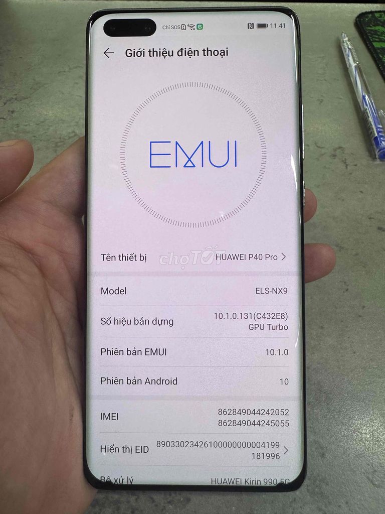 Huawei P40 Pro 8/256 làm máy phụ. Mua bán Điện thoại tại Quận Đống Đa Hà Nội được đăng bởi Đăng Khoa hình 1