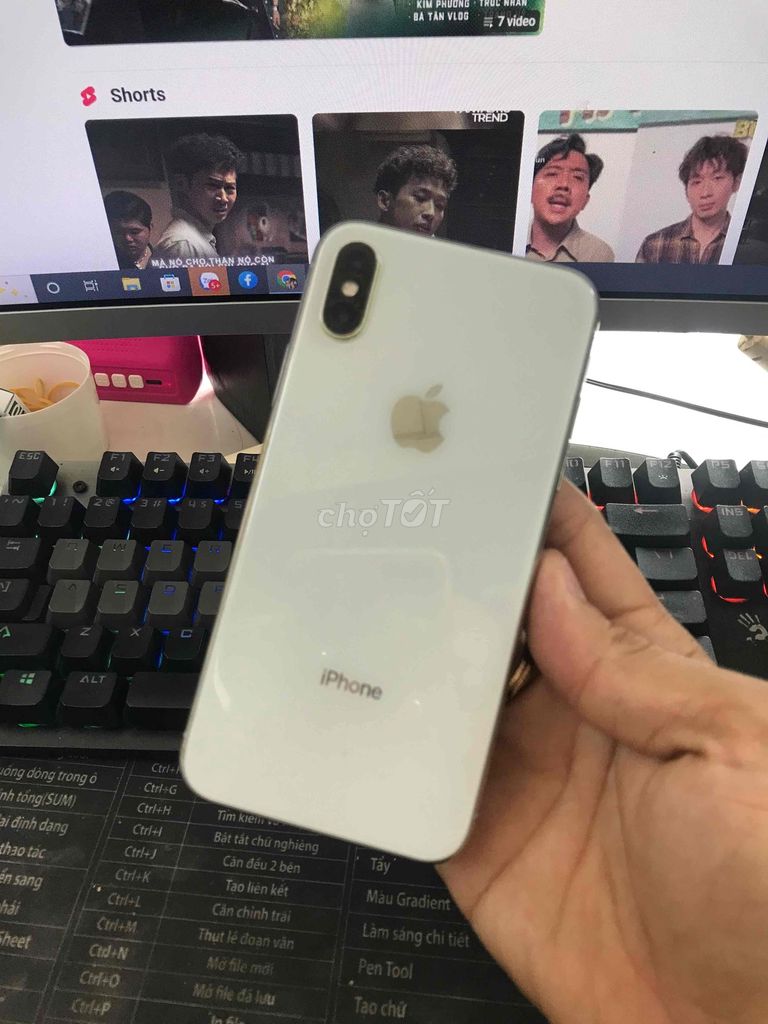 Apple iPhone X 64GB Trắng. Mua bán Điện thoại tại Thành phố Thủ Dầu Một Bình Dương được đăng bởi VINH PHAT STORE 59 Phú Lợi  hình 1