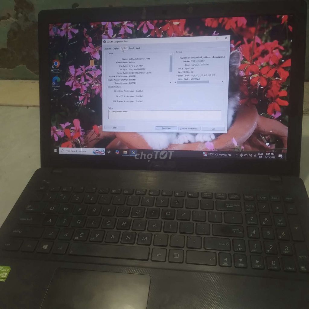 Asus i7-4500U 15.6 inch 8GB/128GB card rời RF 740M. Mua bán Laptop tại Thành phố Thủ Dầu Một Bình Dương được đăng bởi Thanh Bình hình 1