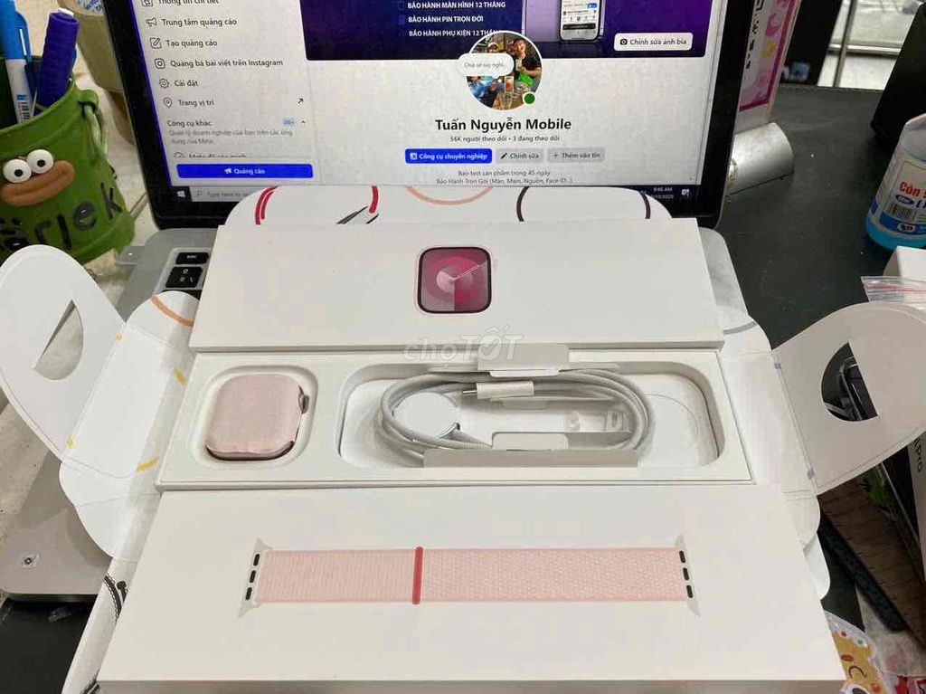 Apple Watch Series 9 41mm GPS ZP/A Pin 94%. Mua bán Thiết bị đeo thông minh tại Quận 3 Tp Hồ Chí Minh được đăng bởi Tuấn Nguyễn Mobile  hình 1