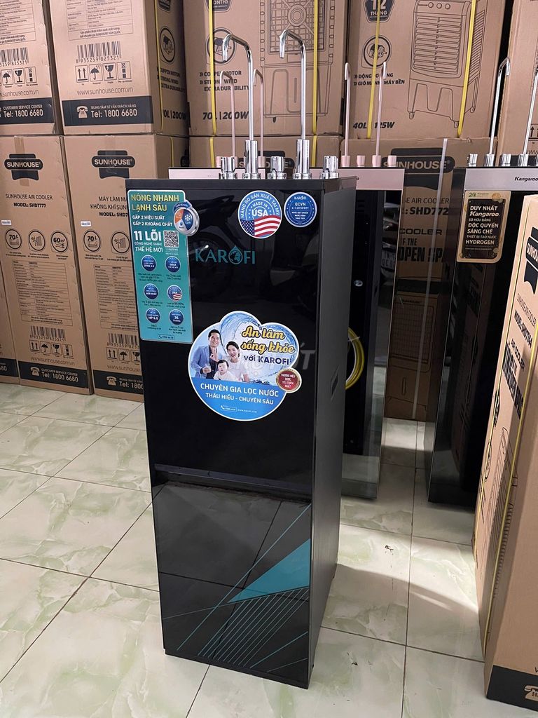 Máy lọc nước Nóng Lạnh Nguội Karofi x58 11 cấp lõi. Mua bán Bếp, lò, đồ điện nhà bếp tại Thành phố Buôn Ma Thuột Đắk Lắk được đăng bởi Long digital hình 2