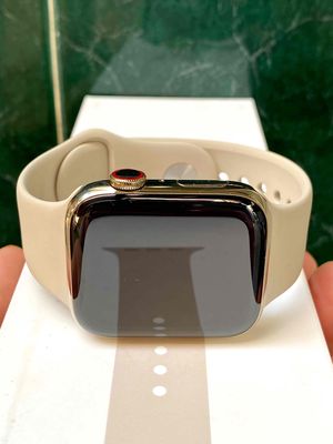 Apple Watch S6/44 Thép Vàng Gold Mỹ Mới 99% Zin