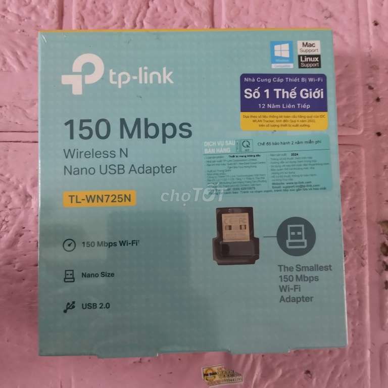 Bộ thu wifi Tp-Link TL-WN725N