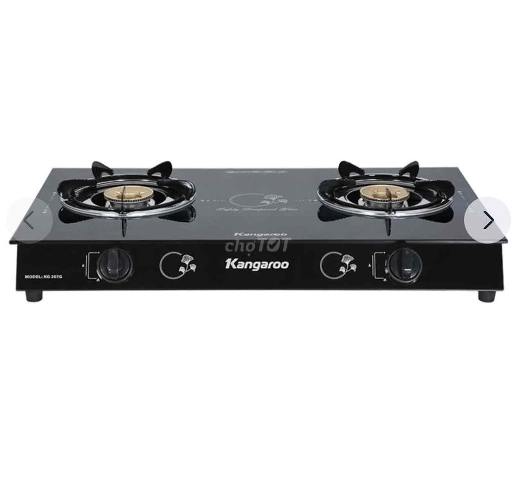 Bếp ga đôi Kangaroo KG207G. Mua bán Bếp, lò, đồ điện nhà bếp tại Quận Ninh Kiều Cần Thơ được đăng bởi Điện Máy Cần Thơ hình 1
