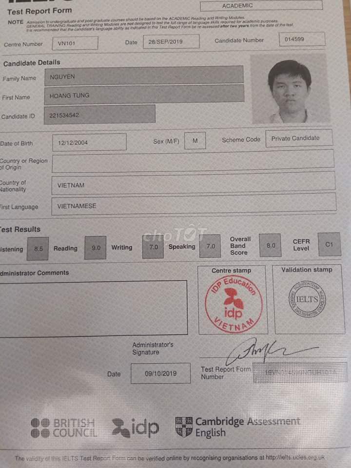 0812324733 - Luyện thi IELTS 7.0