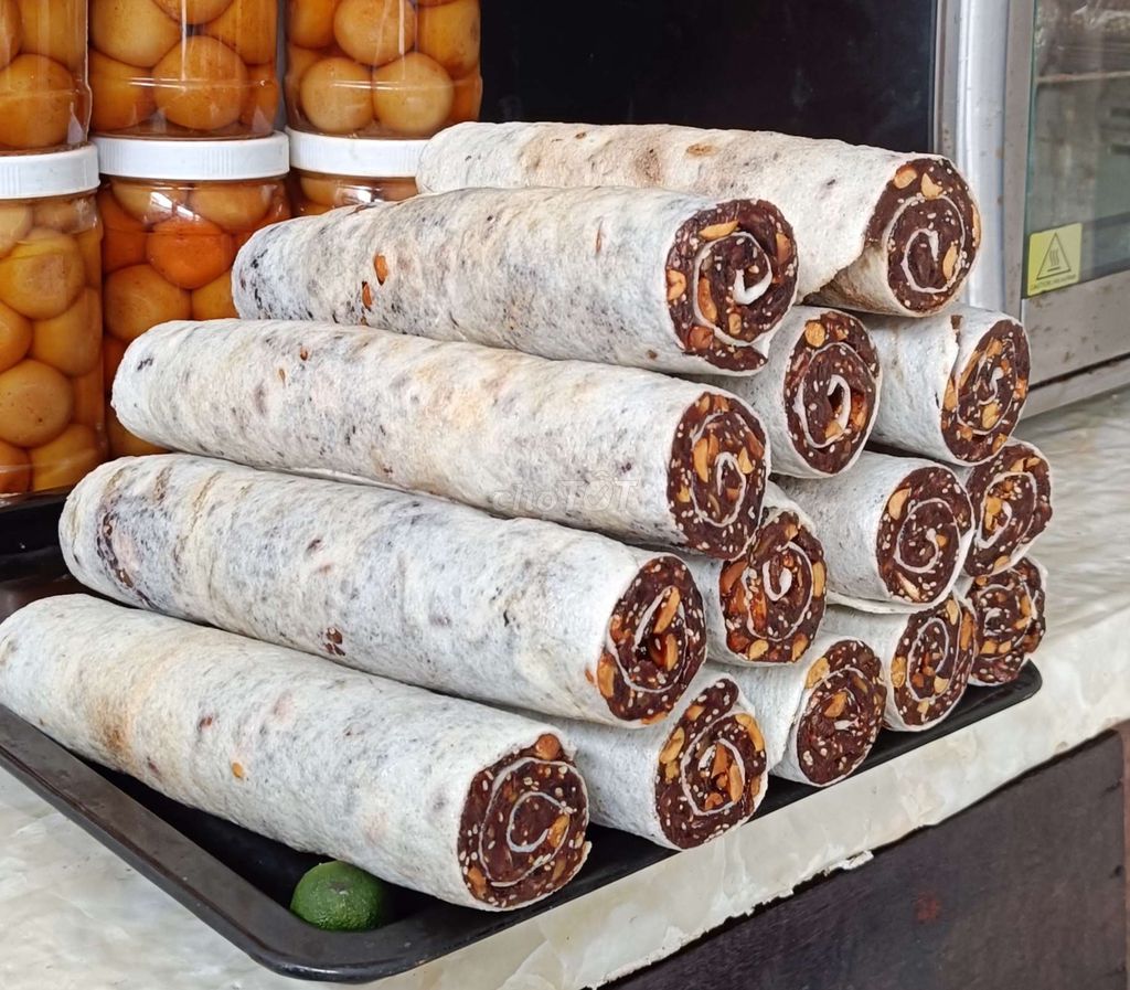 KẸO CHUỐI NƯỚC CỐT DỪA CUỘN BÁNH PHỒNG . Mua bán Đồ ăn, thực phẩm và các loại khác tại Huyện Phong Điền Cần Thơ được đăng bởi An Thúy hình 1
