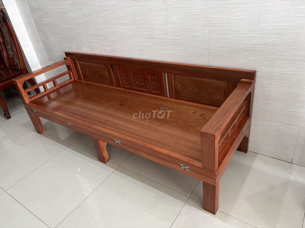 Giường gấp thành ghế Gỗ Nâu Còn mới. Mua bán Giường, chăn ga gối nệm tại Quận 12 Tp Hồ Chí Minh được đăng bởi Lê Đinh Tuệ Nhi hình 1