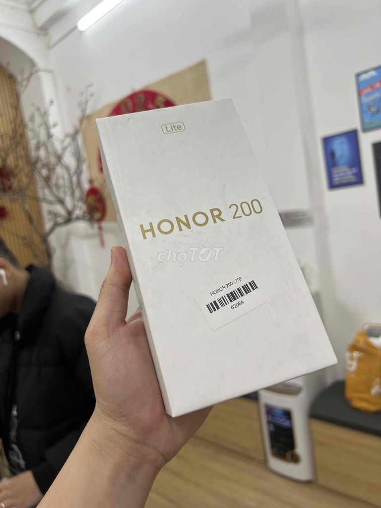 Honor 200 Lite 12-256GB xanh lá full phụ kiện