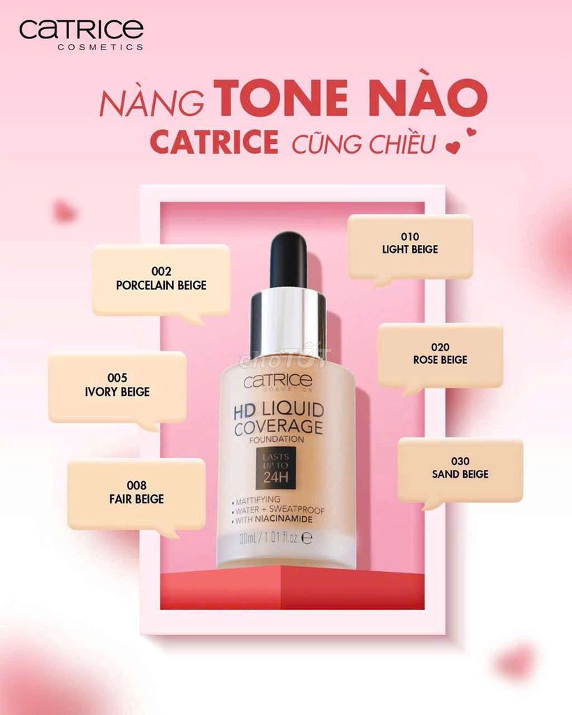 Kem nền catrice hd