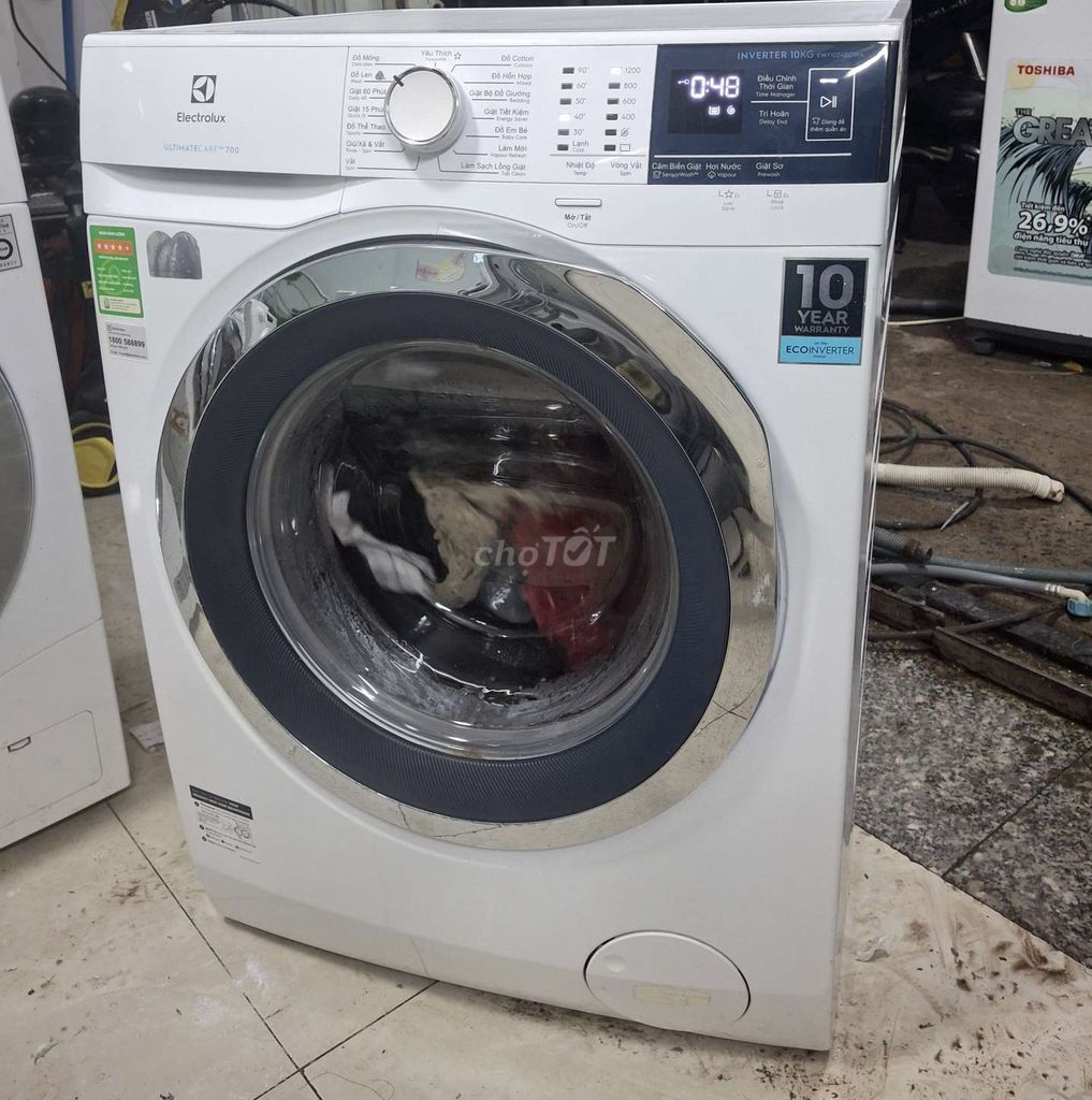 Máy giặt Electrolux 10kg inverter. Mua bán Máy giặt tại Quận 7 Tp Hồ Chí Minh được đăng bởi  Thành điện lạnh hình 1