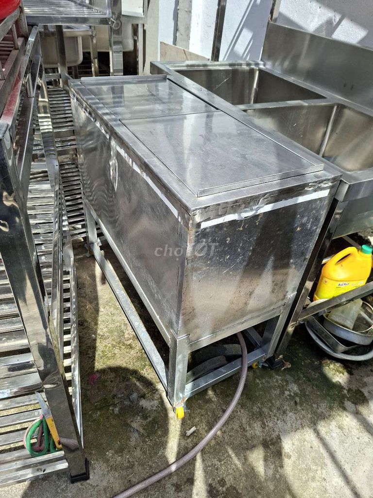 Thùng đá Inox 304 40x90x80cm. Mua bán Dụng cụ nhà bếp tại Thành phố Biên Hòa Đồng Nai được đăng bởi Bùi Huyền hình 1