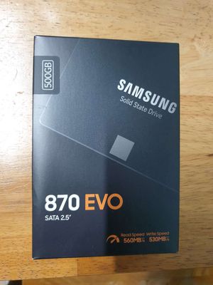 Bán SSD Samsung 870 Evo 500GB hàng chính hãng!