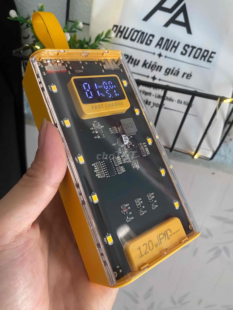 Sạc Dự Phòng 30000mAh 120W Sạc Nhanh Cập Bến