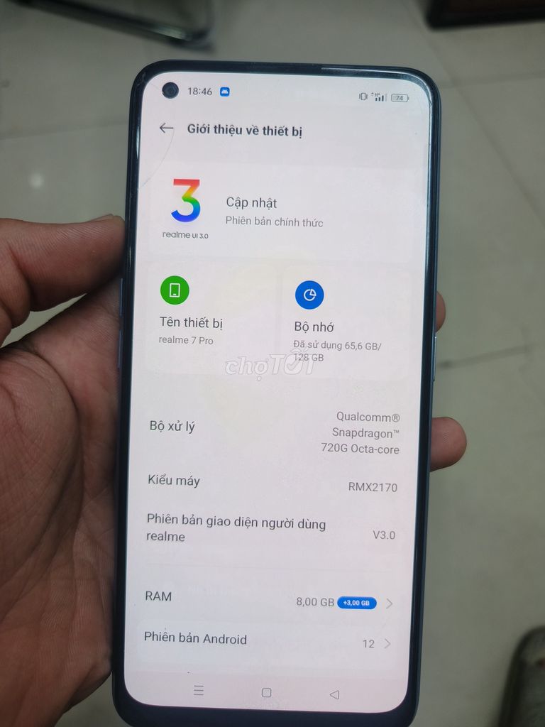 Realme 7 Pro 128GB Xanh. Mua bán Điện thoại tại Quận Cầu Giấy Hà Nội được đăng bởi vu hiep hình 1