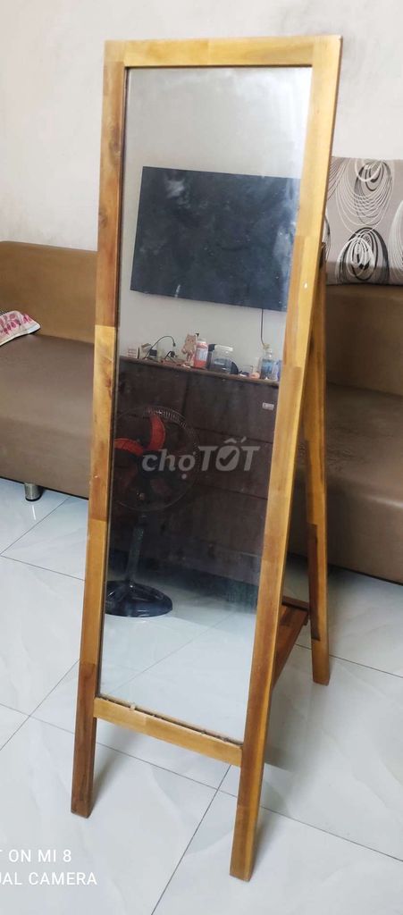 Gương toàn thân Gỗ 1m5x40cm. Mua bán Nội thất, đồ gia dụng khác tại Thành phố Nha Trang Khánh Hòa được đăng bởi Nguyễn Thanh hình 1