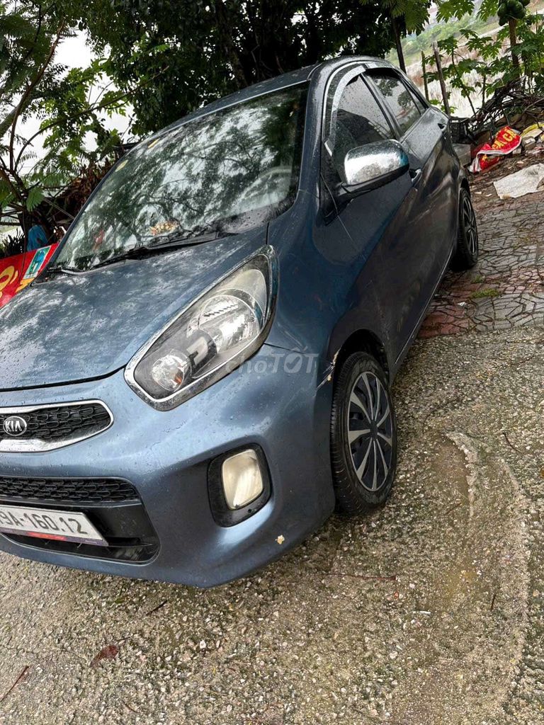Kia Morning 2015 серо-зеленая механика