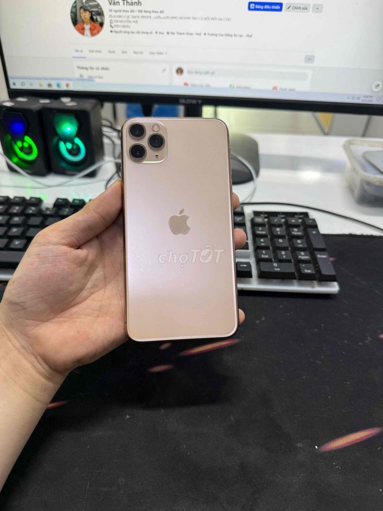 Apple iPhone 11 Pro Max Vàng. Mua bán Điện thoại tại Thành phố Huế Thừa Thiên Huế được đăng bởi shop văn thành hình 1