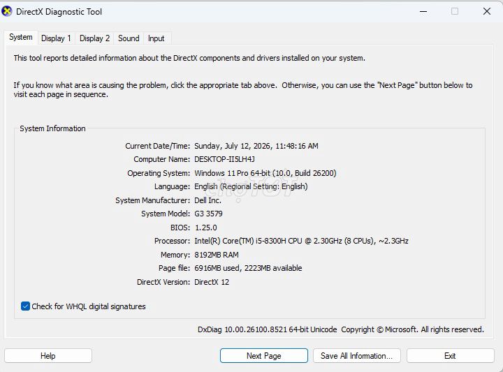 Dell G3 3579 i5-8300H 8GB/256GB GTX 1050 Ti Đen. Mua bán Laptop tại Huyện Giao Thủy Nam Định được đăng bởi BadQy hình 1