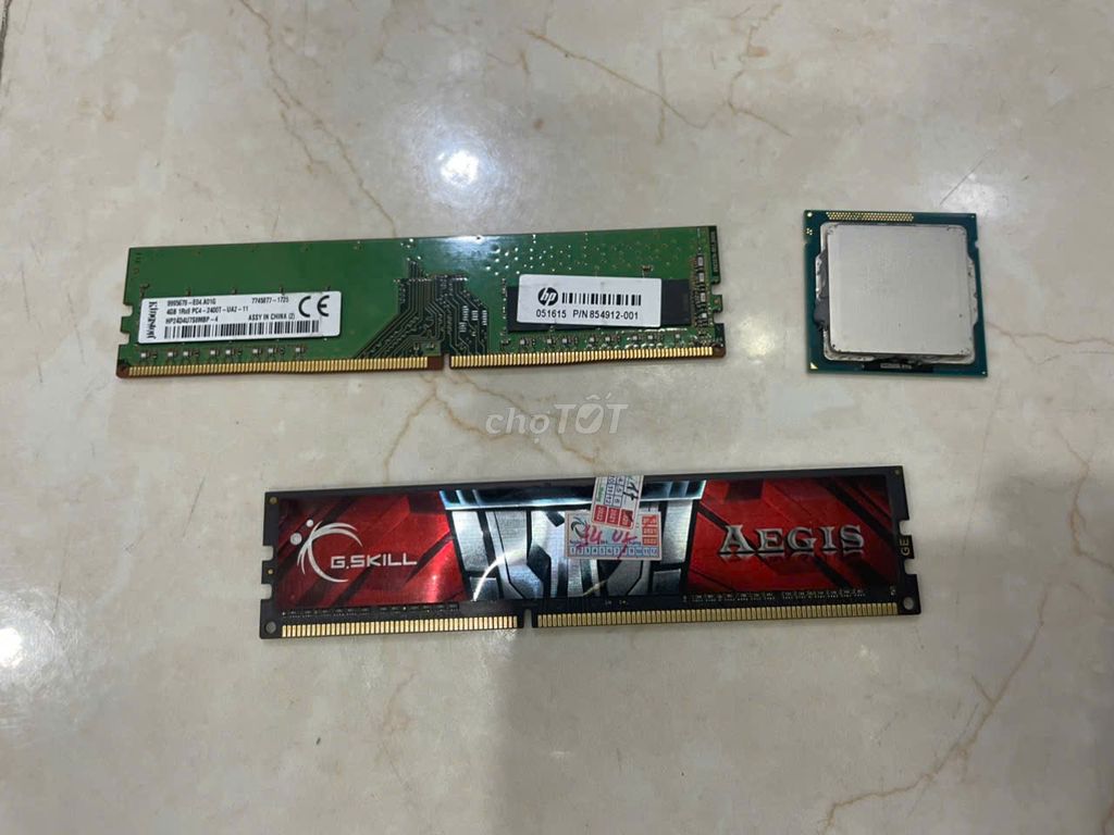 RAM 4GB DDR4 2400MHz, RAM3 4G và chip i5 3470. Mua bán Linh kiện (RAM, Card...) tại Quận Hai Bà Trưng Hà Nội được đăng bởi Hà Phương hình 1