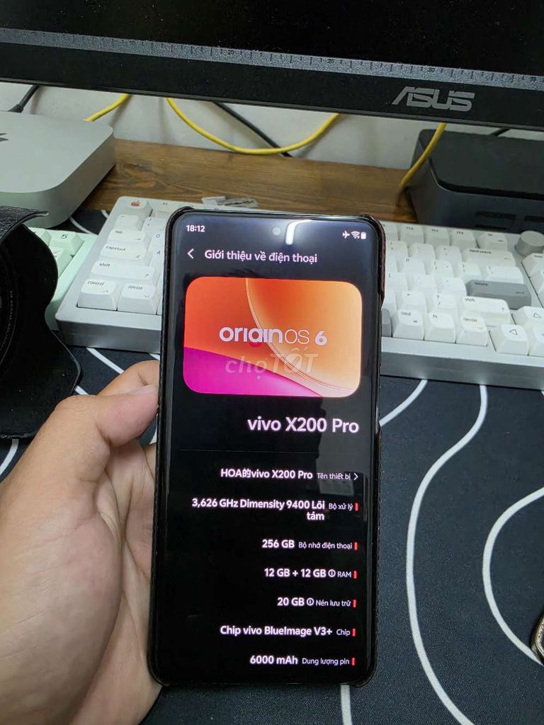 Vivo X200 Pro Đen 256GB. Mua bán Điện thoại tại Thành phố Trà Vinh Trà Vinh được đăng bởi Hoài Nguyễn hình 1
