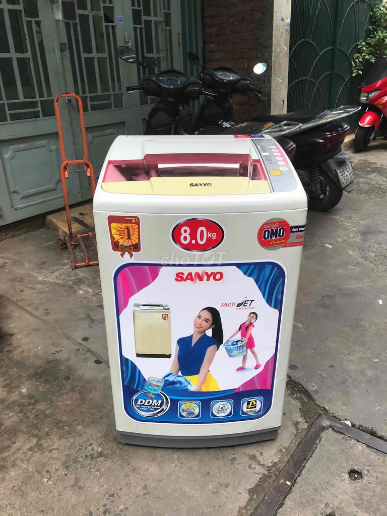 máy giặt sanyo đẹp đang dùng rất tốt.bao tesl