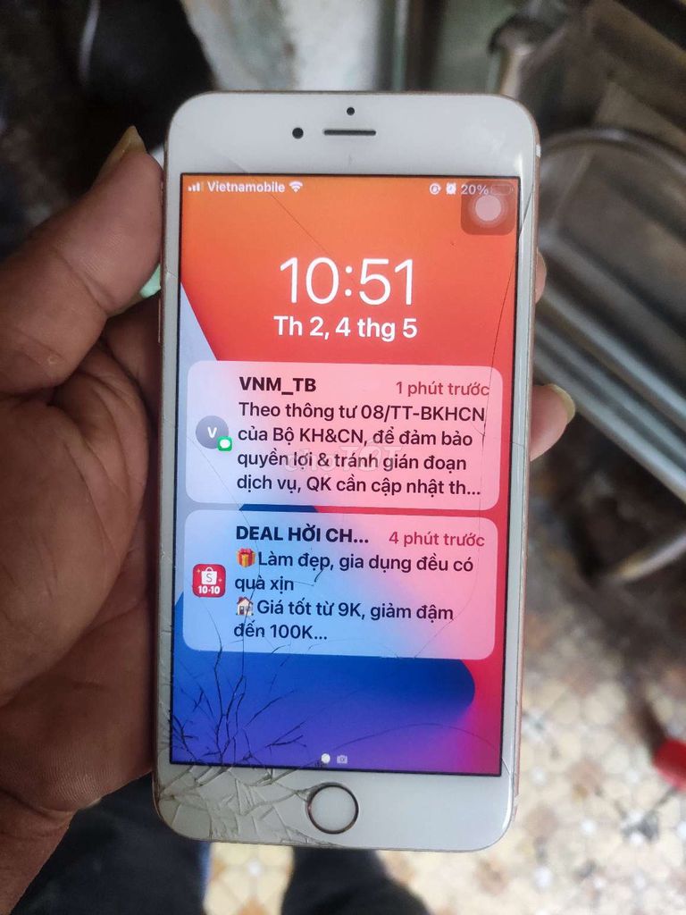 Apple iPhone 6S Plus Vân Tay 64G Zin Asus mới . Mua bán Điện thoại tại Quận 3 Tp Hồ Chí Minh được đăng bởi Thúy Hoàng  hình 1