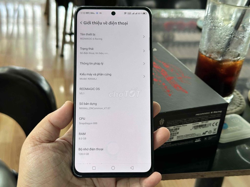 REDMAGIC 6 Racing 128GB Đen. Mua bán Điện thoại tại Thành phố Vĩnh Long Vĩnh Long được đăng bởi Ngọc Đình mua bán trao đổi hình 1