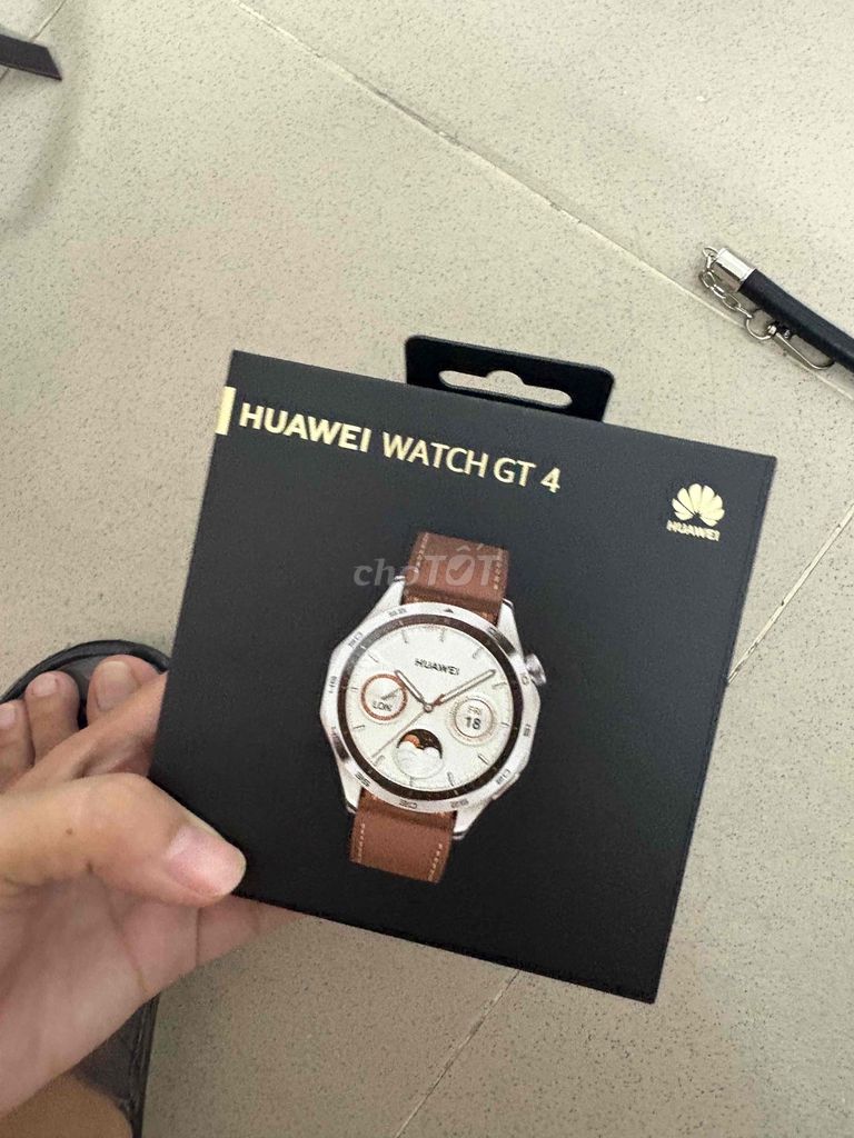 Huawei GT4 Dây da Nâu. Mua bán Thiết bị đeo thông minh tại Quận 1 Tp Hồ Chí Minh được đăng bởi sennnn hình 1