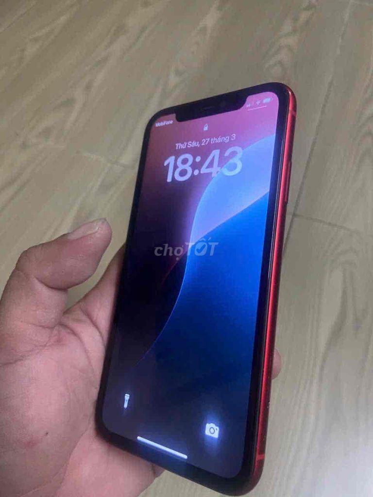 iPhone 11 64GB Đỏ. Mua bán Điện thoại tại Thành phố Vĩnh Long Vĩnh Long được đăng bởi Tống Nguyên  hình 1