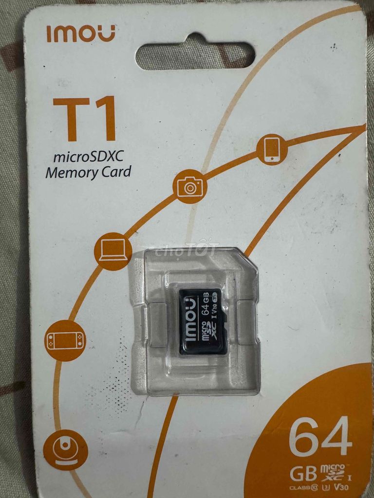 Thẻ nhớ Imou T1 64GB Class 10 V30. Mua bán Phụ kiện (Màn hình, Chuột...) tại Thị xã Bến Cát Bình Dương được đăng bởi le long hình 1