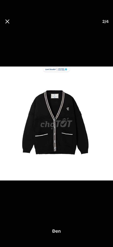 Áo khoác cardigan Lavi Studio Đen L Unisex. Mua bán Quần áo tại Thành phố Nha Trang Khánh Hòa được đăng bởi Nguyen Thi Hong Quyen hình 1