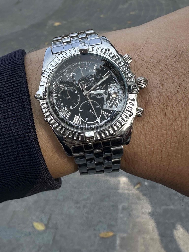 Đồng hồ Breitling Chronograph Nam Bạc. Mua bán Đồng hồ tại Quận Đống Đa Hà Nội được đăng bởi ba duy hình 1