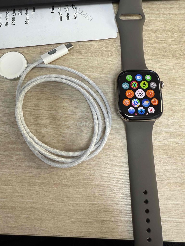 Apple Watch Series 10 Titan 46mm LTE esim. Mua bán Thiết bị đeo thông minh tại Quận Ba Đình Hà Nội được đăng bởi HieuNX hình 1