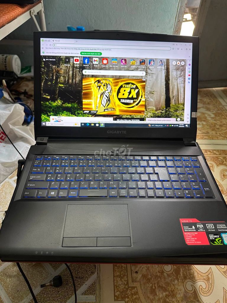 Gigabyte Gaming i7 8750h 8GB/256GB SSD Đen. Mua bán Laptop tại Thành phố Biên Hòa Đồng Nai được đăng bởi Hội Đồ Điện Tử hình 1