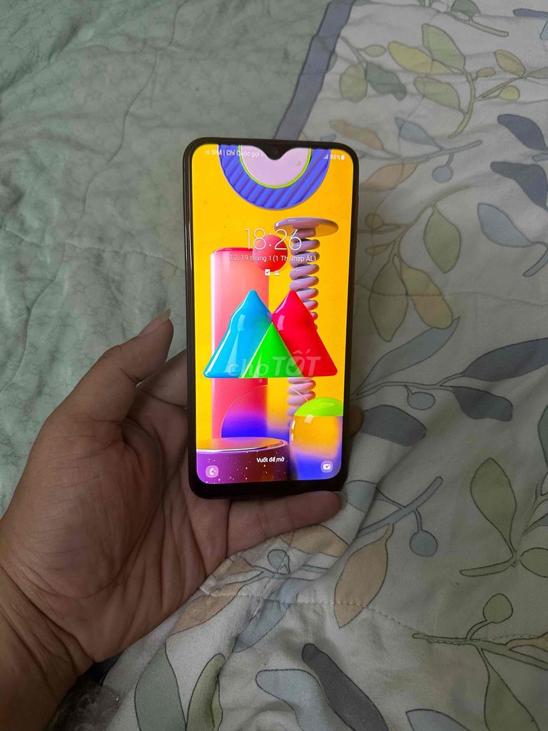 Samsung Galaxy M31 pin 6000mha 2sim ram 6gb/128gb. Mua bán Điện thoại tại Thành phố Thủ Đức Tp Hồ Chí Minh được đăng bởi bin  hình 1