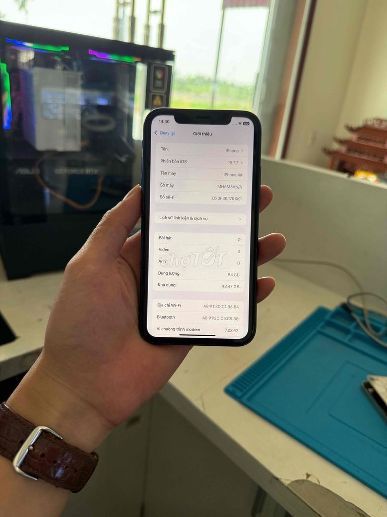 iPhone Xr 64GB Đen. Mua bán Điện thoại tại Huyện Thuỷ Nguyên Hải Phòng được đăng bởi Hùng Nguyễn THP store hình 1