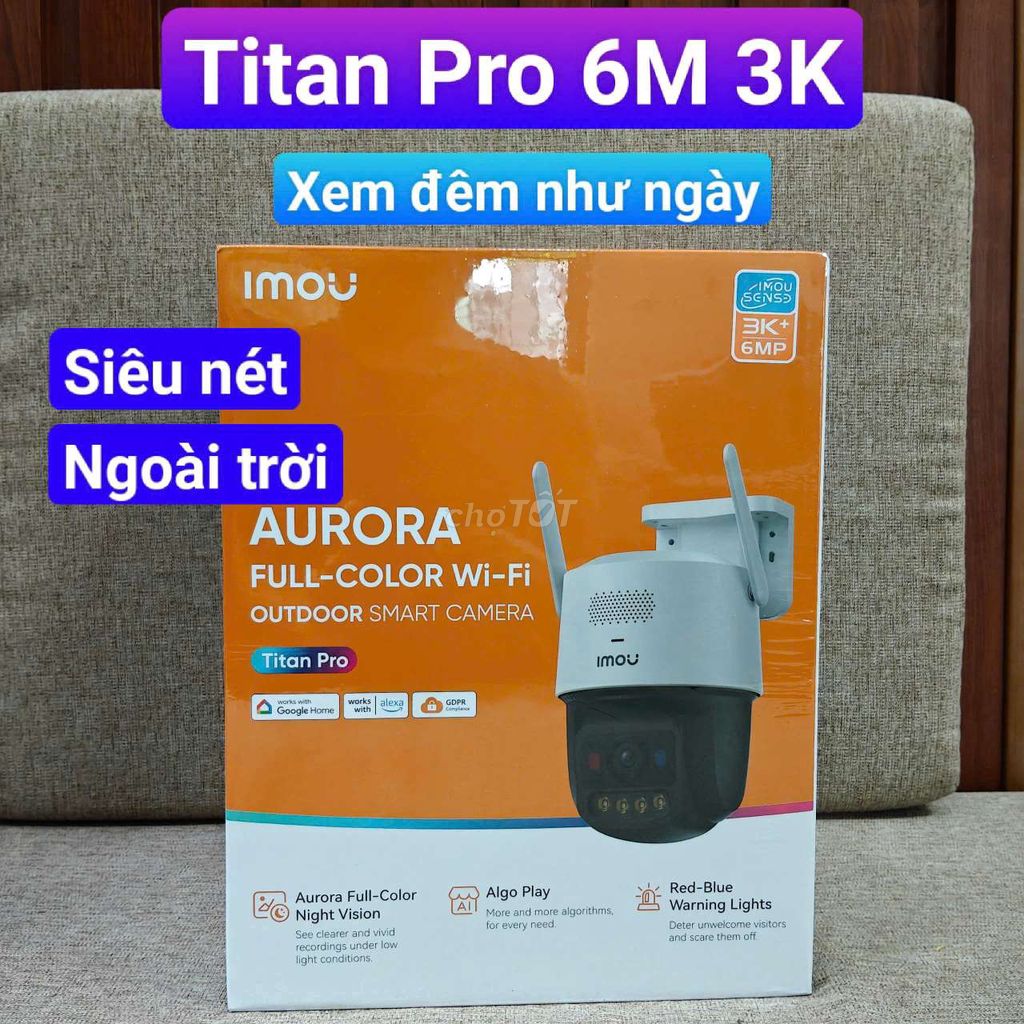 Camera Imou Titan Pro 6M. Mua bán Máy ảnh, Máy quay tại Quận Thanh Khê Đà Nẵng được đăng bởi Camera sỉ Phi Vũ hình 1