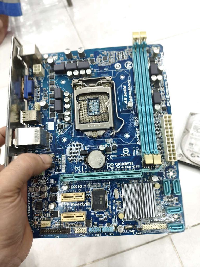 Bo mạch chủ Gigabyte GA-H61M-DS2 1155. Mua bán Linh kiện (RAM, Card...) tại Quận 11 Tp Hồ Chí Minh được đăng bởi linh kiện máy tính vương hình 1