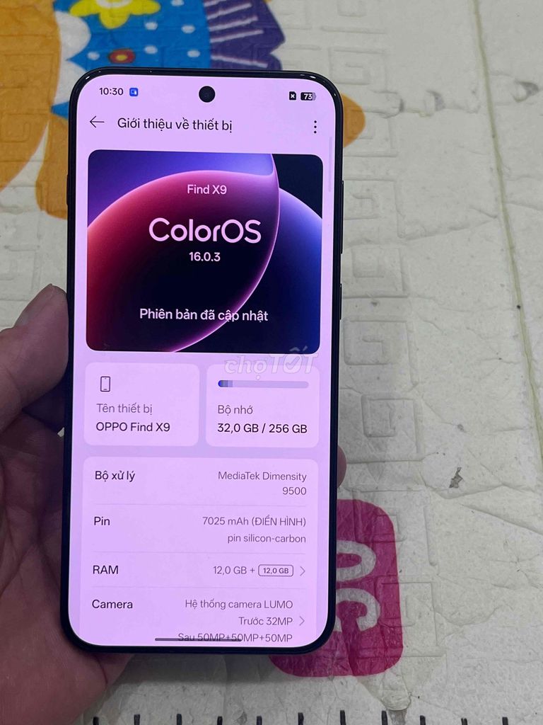 Oppo Find X9 256GB Đen. Mua bán Điện thoại tại Quận Hoàng Mai Hà Nội được đăng bởi Nguyennoi hình 1