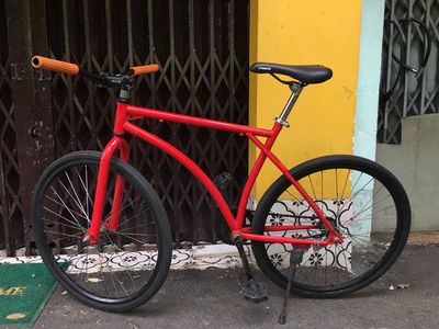 🚴 BÁN XE ĐẠP FIXED GEAR KHUNG ĐỎ 🚴. Mua bán Xe đạp tại Quận 3 Tp Hồ Chí Minh được đăng bởi Tiên Trần