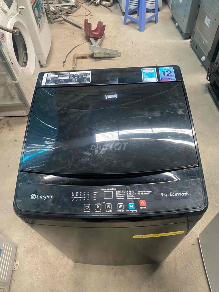 Máy giặt Casper 9kg cửa trên Đen tiết kiệm điện. Mua bán Máy giặt tại Quận Hoàng Mai Hà Nội được đăng bởi điện lạnh chữ tín hình 1