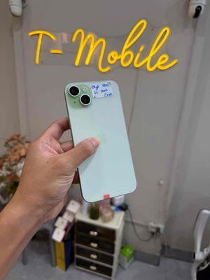 15 Plus 256Gb Quốc Tế zin đẹp pin 100% xanh