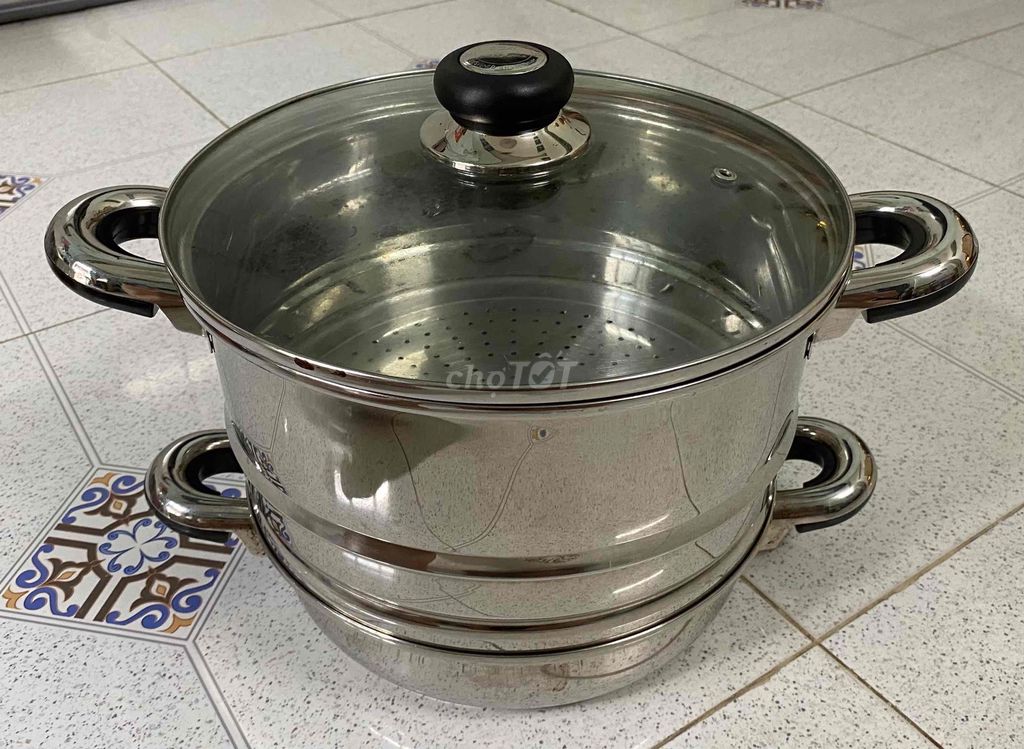 Bộ nồi hấp SEA Super Star của ĐỨC cỡ 26cm mới tinh. Mua bán Dụng cụ nhà bếp tại Quận Bình Thuỷ Cần Thơ được đăng bởi Minh Quang hình 1