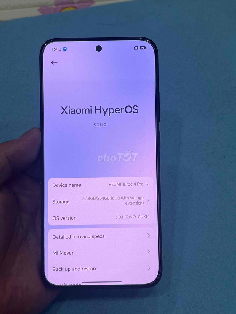Xiaomi Redmi Turbo4Pro, bản 12/256, đen. Mua bán Điện thoại tại Quận Hoàng Mai Hà Nội được đăng bởi Nguyennoi hình 1