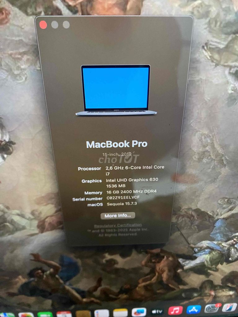 Apple MacBook Pro i7 15 inch 16GB/256GB. Mua bán Laptop tại Quận 4 Tp Hồ Chí Minh được đăng bởi Phạm Quang Vinh hình 1