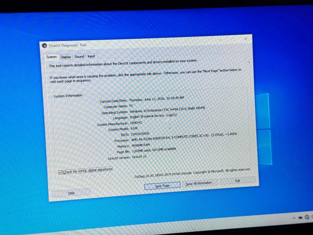 Lenovo Slim 1 AMD A6-9220e 4GB Trắng. Mua bán Laptop tại Huyện Hóc Môn Tp Hồ Chí Minh được đăng bởi Nguyễn Tuấn hình 1