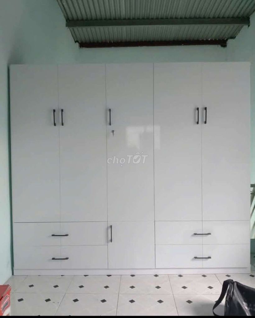 TỦ NHỰA ĐÀI LOAN 5 CÁNH MÀU TRẮNG . Mua bán Tủ, kệ gia đình tại Quận 3 Tp Hồ Chí Minh được đăng bởi Tủ nhựa đài loan hoàng quân hình 1